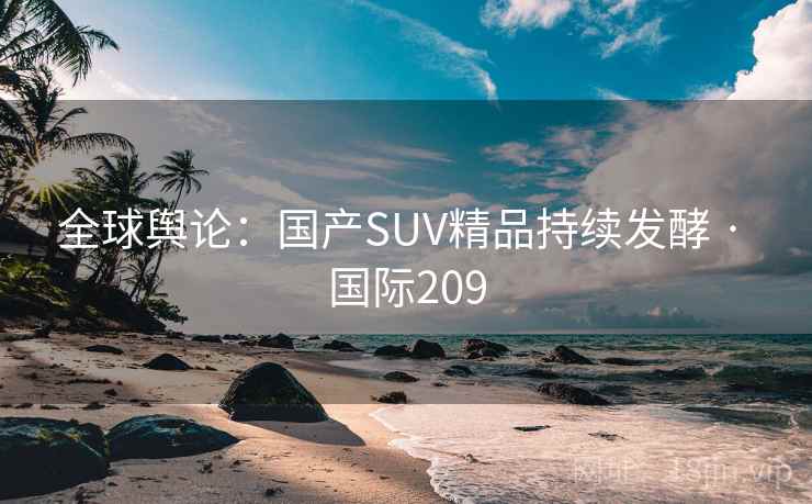 全球舆论：国产SUV精品持续发酵 · 国际209
